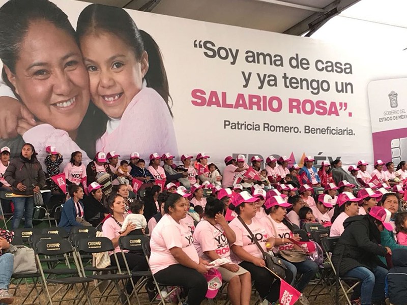 Inició segunda etapa del programa estatal “Salario Rosa” para mujeres mexiquenses