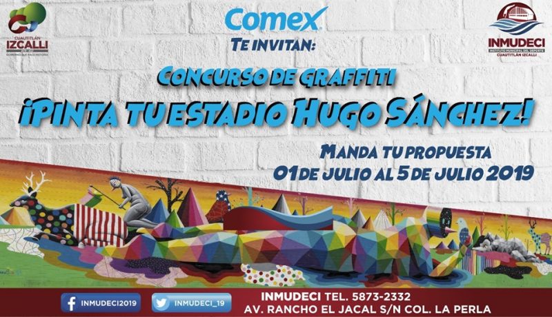 Convocan a concurso de graffiti en el estadio Hugo Sánchez
